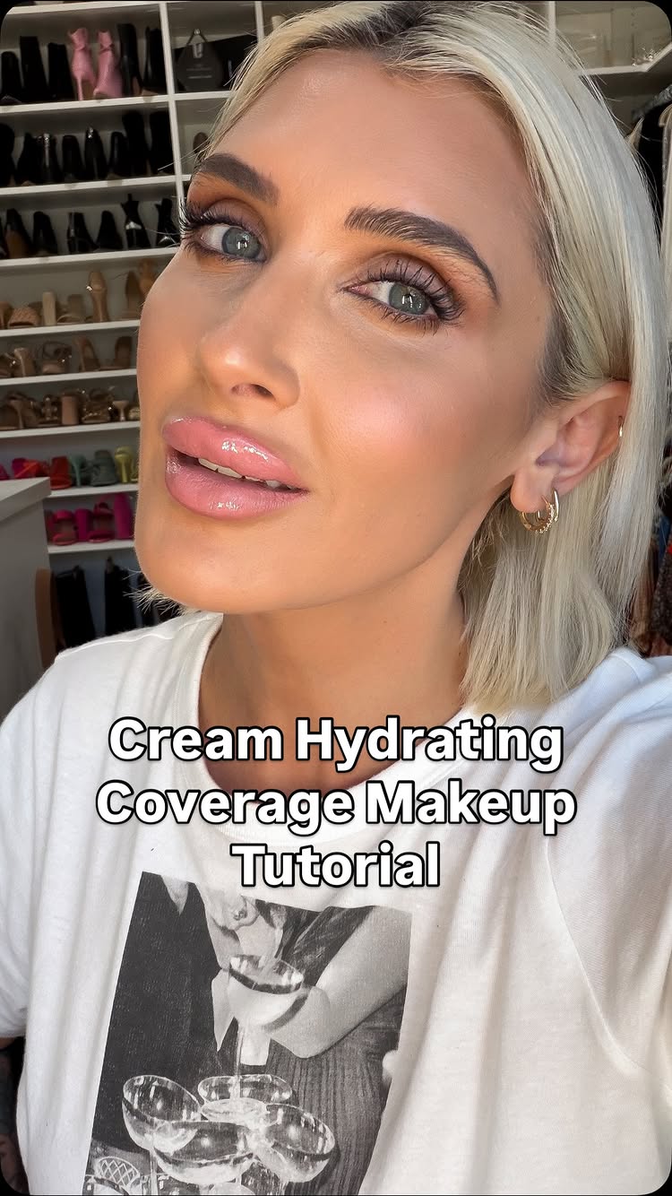 Have dry mature skin? Love a good hydrating glowy skin finish? This makeup tutorial is for you! Comment PRODUCTS for the link to everything