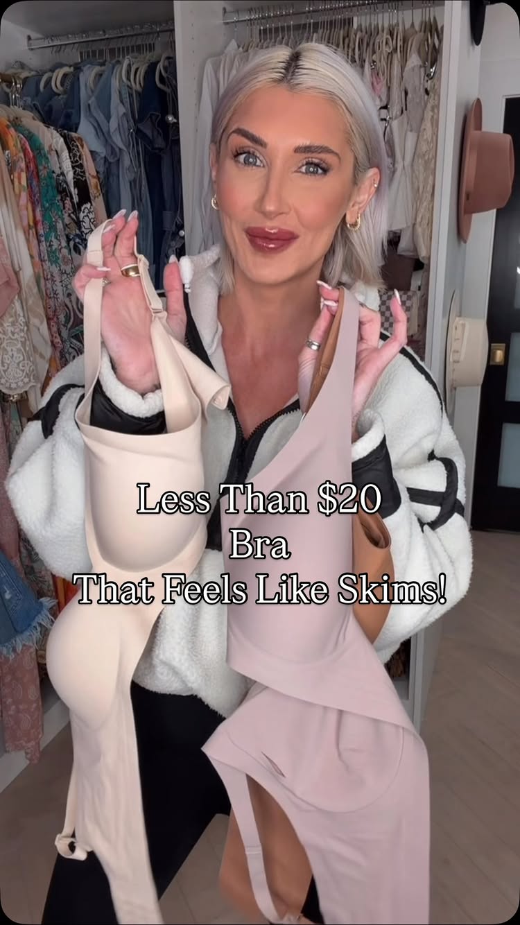 Less than $20 bra that feels like skims?! Yes please Comment BRA for the link! 

#wirelessbra #bra #supportivebra #affordablebra #amazonfash