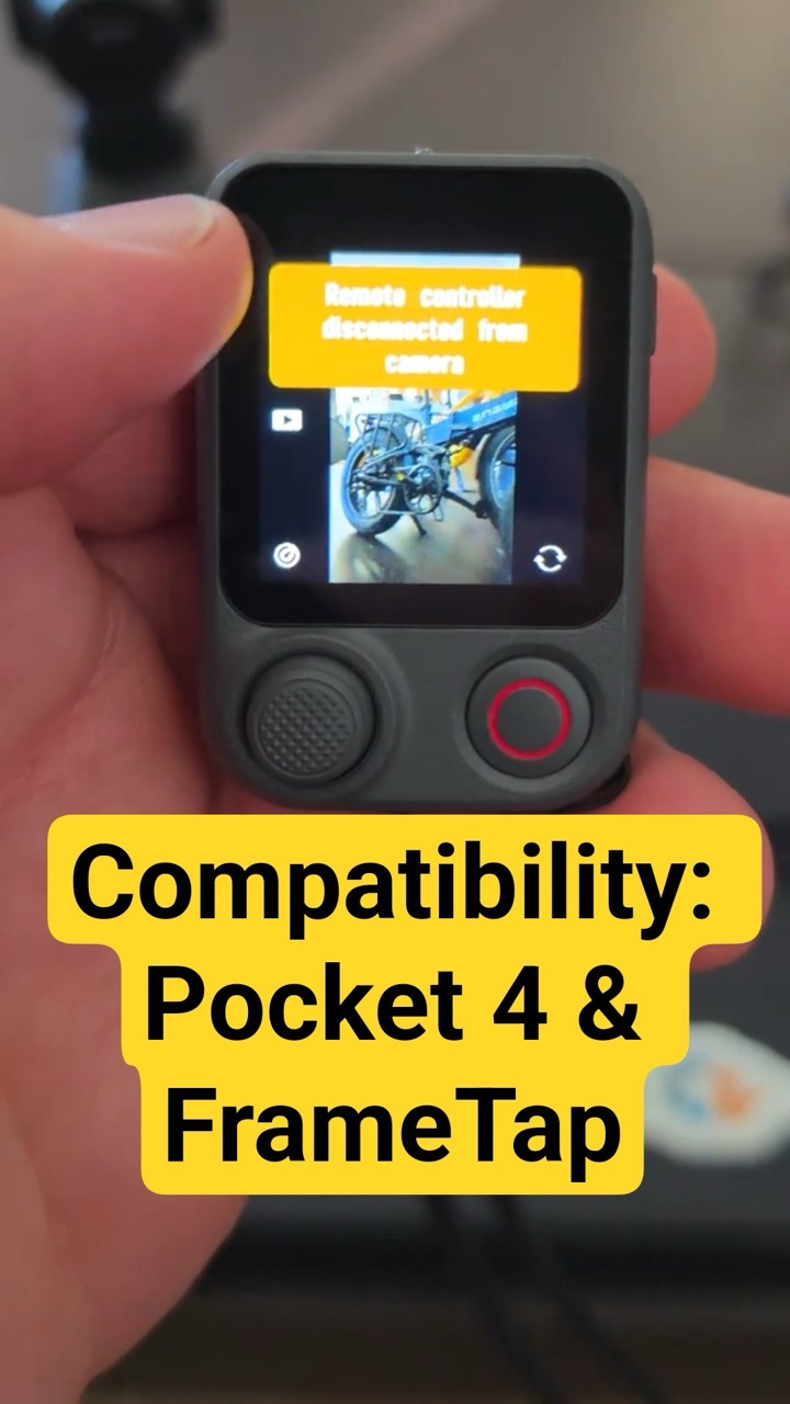 Does the DJI OSMO FrameTap work with the Pocket 4?