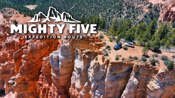 700 Miles OFF ROAD to Utah's National Parks - Mighty Five Expedition Route Pt1