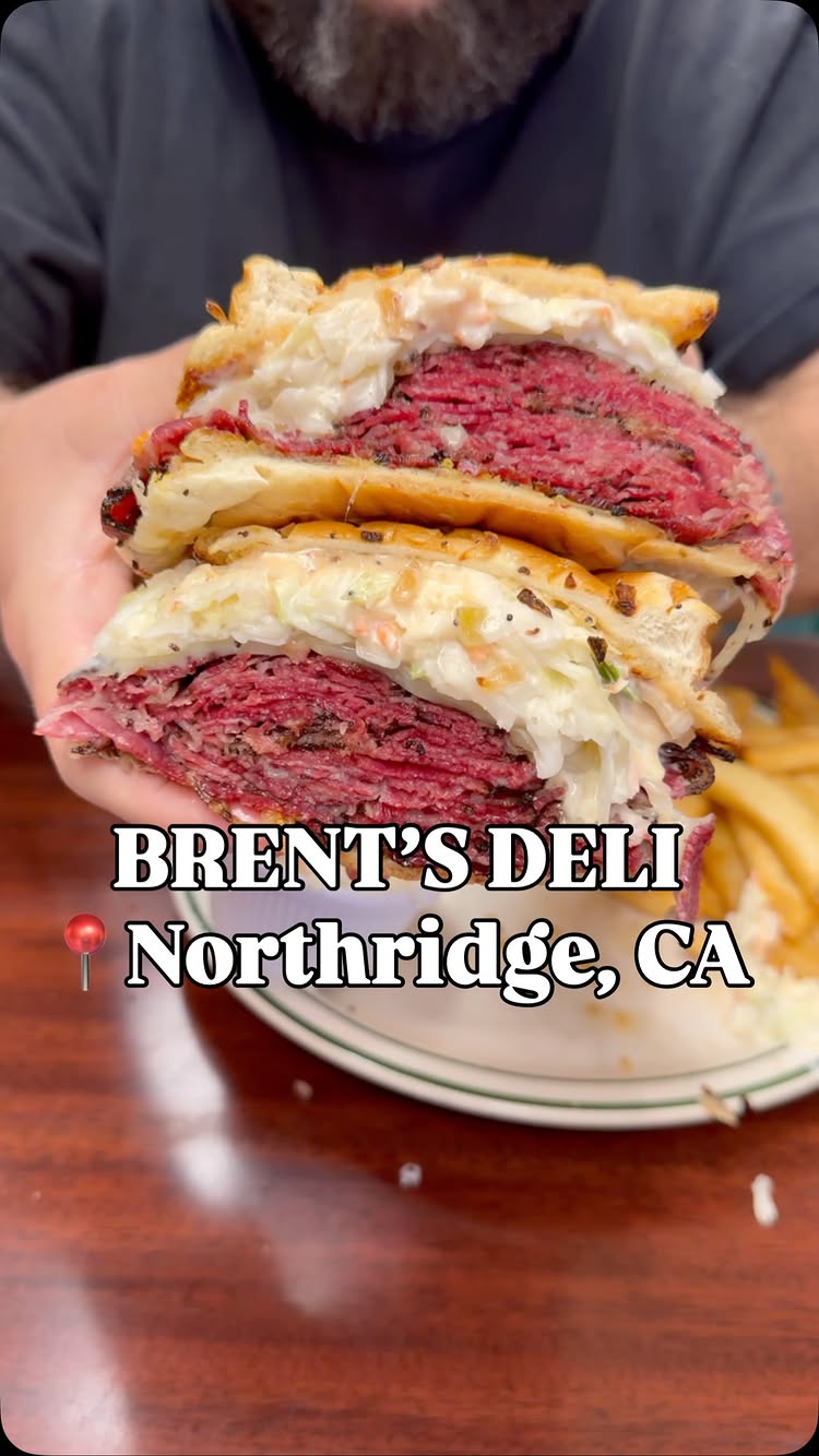Brent’s Deli is on the Mount Rushmore of classic Jewish delis in Los Angeles and they’re serving some of the best pastrami you will ever hav