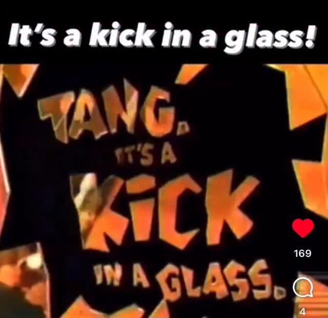 1996 called. 🎥 My first national commercial — Tang, it’s a kick in a glass. Throwback Thursday hitting different today.  Did YOU drink Tang