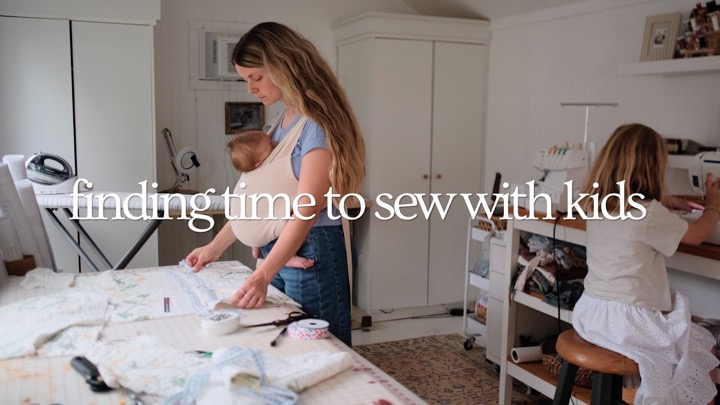 What It REALLY Looks Like Sewing With Kids