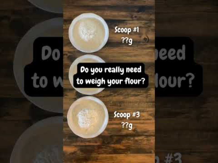 Why measuring flour is so hard #sourdough #bread #breadrecipe