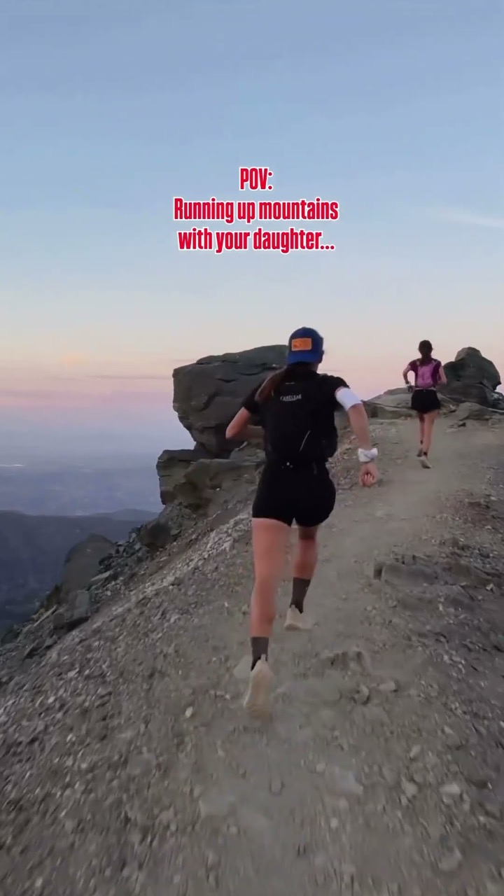 Since she was 4- crushing trails together 💪 #motherdaughter