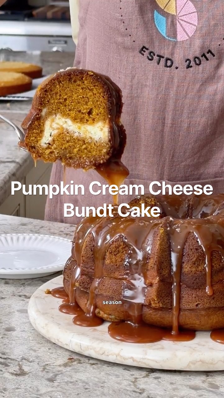 Pumpkin Cream Cheese Bundt Cake | Sally's Baking