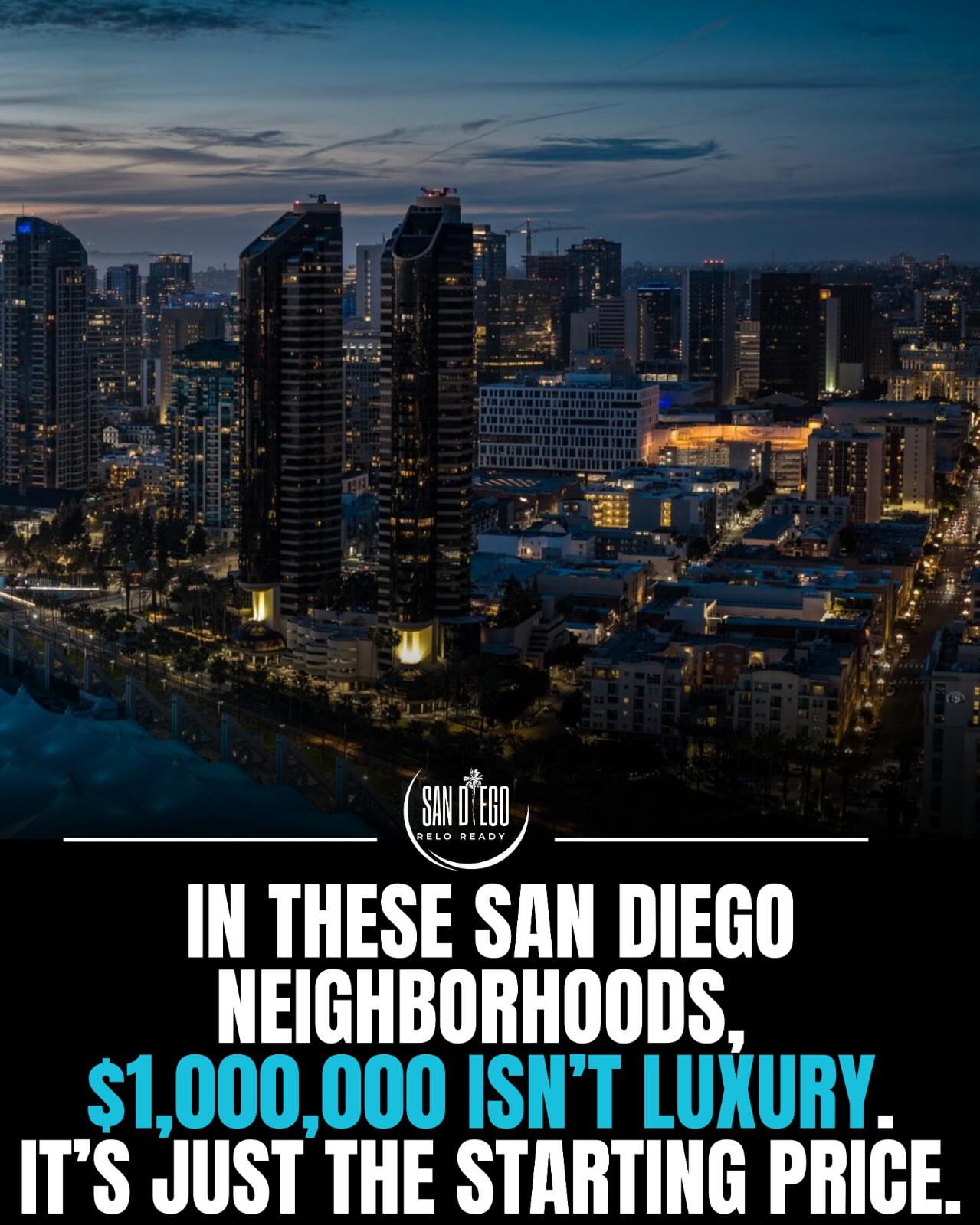 Most of America sees $1,000,000 as luxury.

In parts of San Diego… it’s just where the search begins.

Here’s how expensive some local neigh
