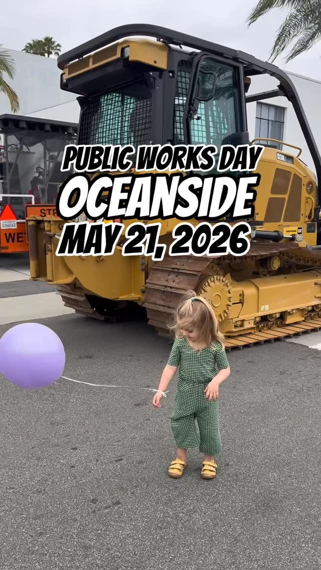 Oceanside Public Works Day! Save the date for this FREE (and fun and interactive) event!

Thursday May 21 from 9:00am to 1:00pm

The city of