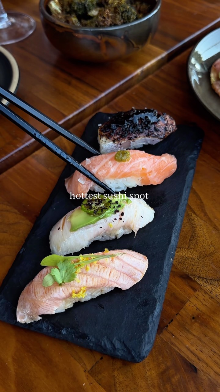 🍣 Santō — Silver Lake, Los Angeles CA

This sushi spot is one of LA’s best summer restaurants. It’s Japanese Mexican fusion, and the vibe i