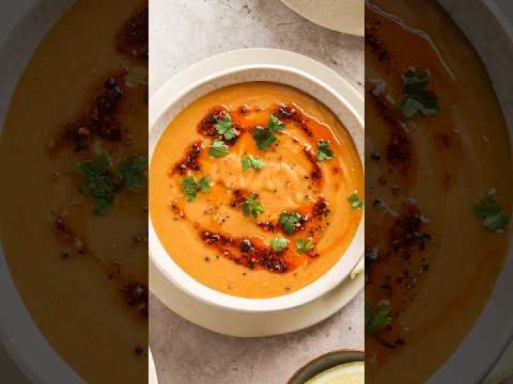 Turkish Red Lentil Soup 🥣🇹🇷 | High-Protein Soup | 17g Protein