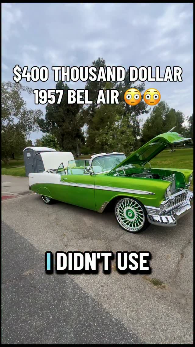 400 THOUSAND DOLLAR BELL AIR BUILD! Man this thing is crazy in person! Let me know your thoughts in the comments!

Full video on youtube! 

