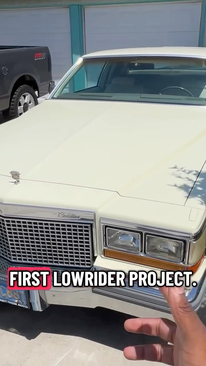 From a totaled Mustang to this…
1981 Cadillac Coupe DeVille.

Let’s build a lowrider.
Where do we start?

#coupedeville #lowrider #sundayfun