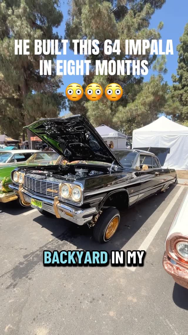 this beautiful 64 impala only took eight months to build… INSANE. 

Somebody tell my boy @raw.captures to help me build me car 😂

#sundayfu