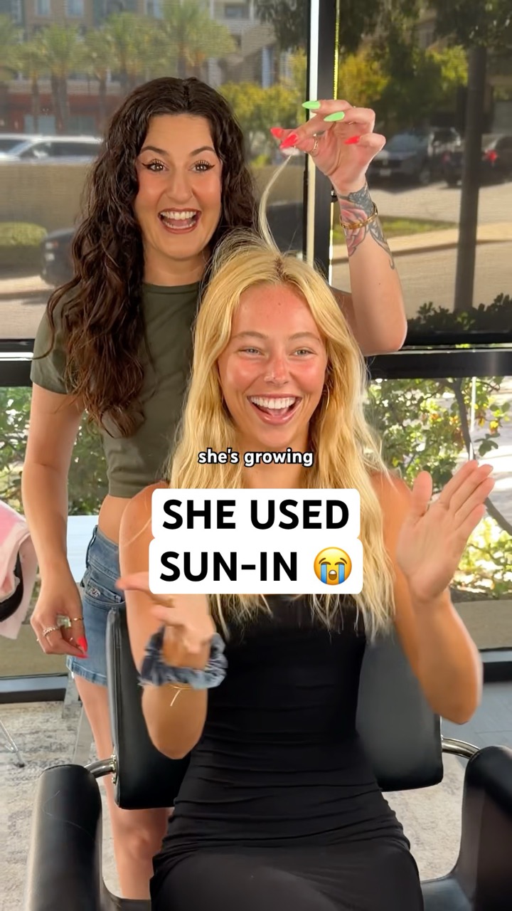 She Used Sun-In… and Still Wants to Stay THIS Blonde 😭