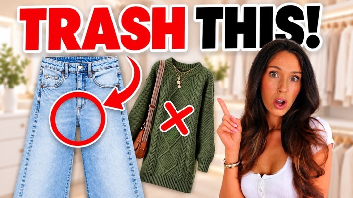 30 Outdated Items to TRASH In Your Closet!