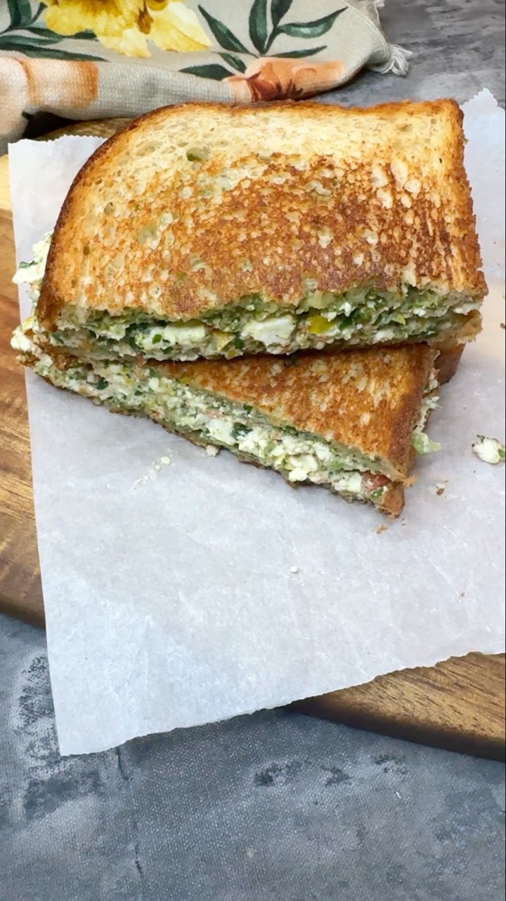 Weightloss Breakfast - Dahi Paneer Sandwich #healthysandwich #healthybreakfast #breakfastidea #food