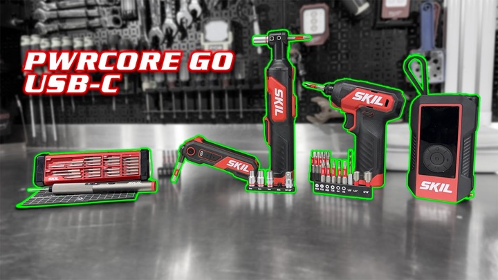 STOP and Check Out the new SKIL PWRCORE GO Line of Tools - Rechargeable with USB-C