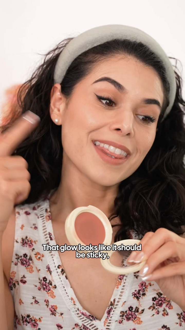 The glowy NON-STICKY blush you NEED this Summer | Versed Everything Balm #newmakeup #blush h