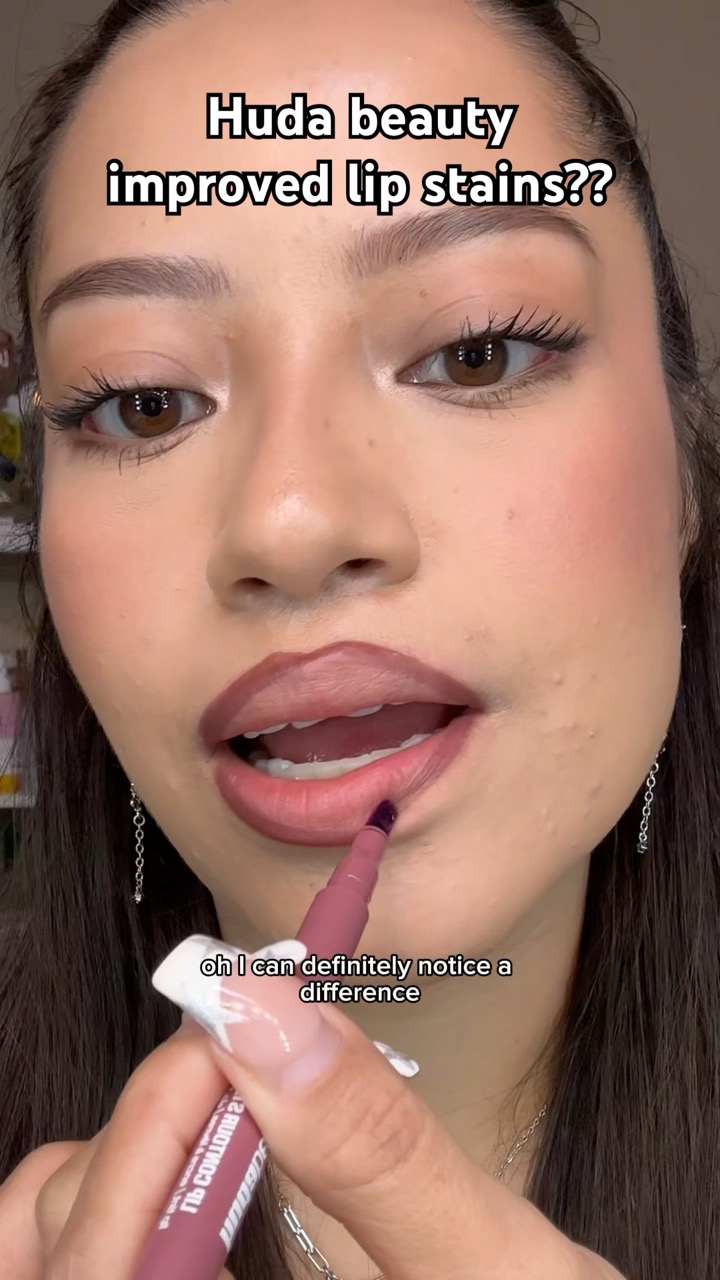 Huda did her thing with these lip stains!