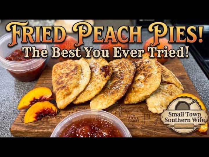 Homemade Fried Peach Pies-Don’t Buy Store Bought Pies Make These Using Simple Ingredients!