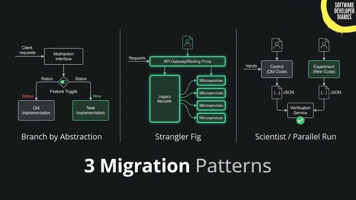 3 migration patterns every senior engineer SHOULD know