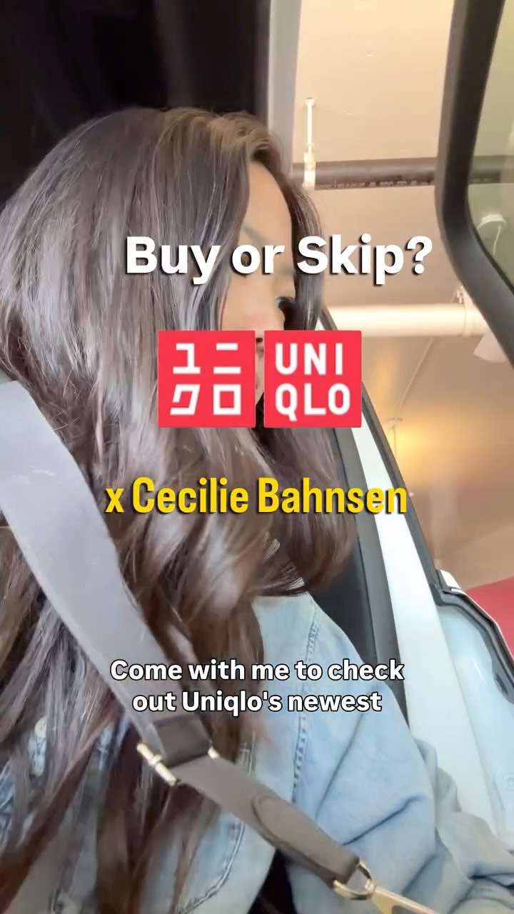 Uniqlo x Cecile Bahnsen review 
Linked above ☝🏻 

#Uniqlotryon
