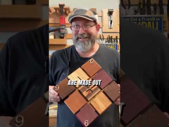 My Favorite Woodworking Project: The Patchwork Clock!