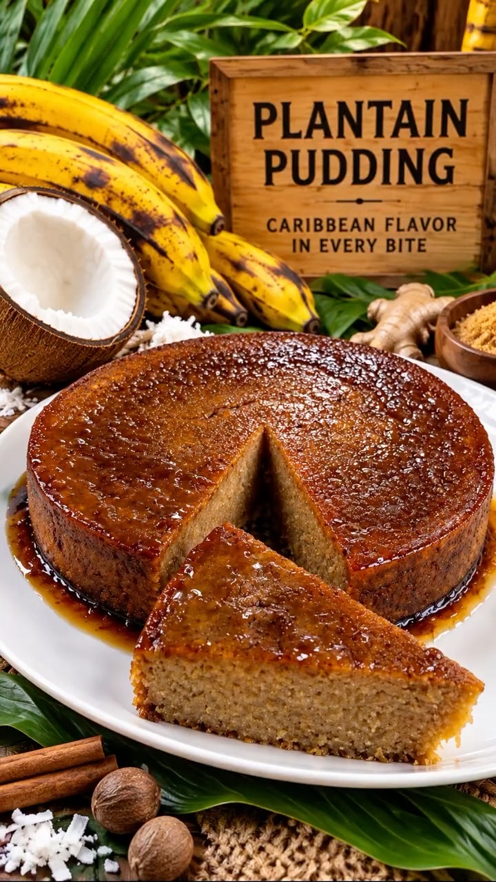 How to Make Jamaican Plantain Pudding | Easy Caribbean Pudding Recipe
