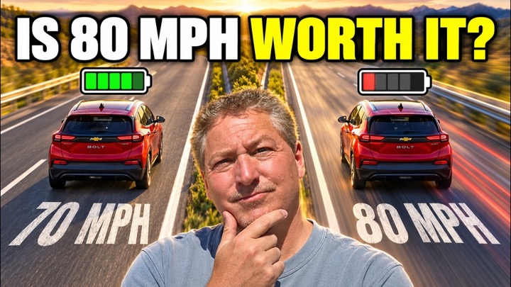 I Tested The Chevy Bolt At 70 And 80 MPH—Here’s The Difference