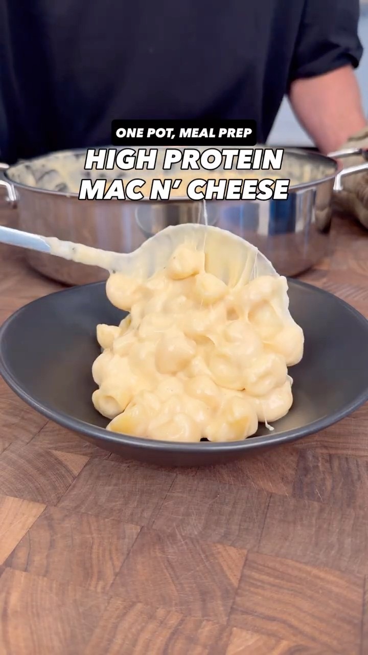 Macro-Friendly, High Protein Mac N' Cheese #shorts