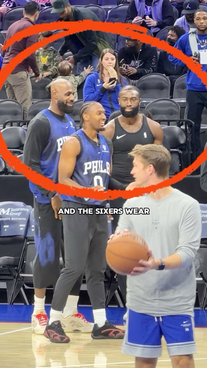 What Shoes Did LeBron and the Sixers Wear to the Blue x White Scrimmage?👀