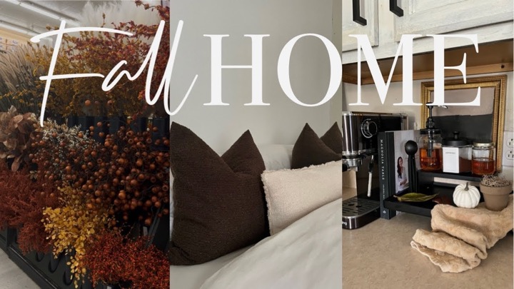 FALL HOME MAKEOVER 🍂 Kitchen, Bedroom Makeover + Home Shopping | New Fall Decor| Decorate with me🪾🍁