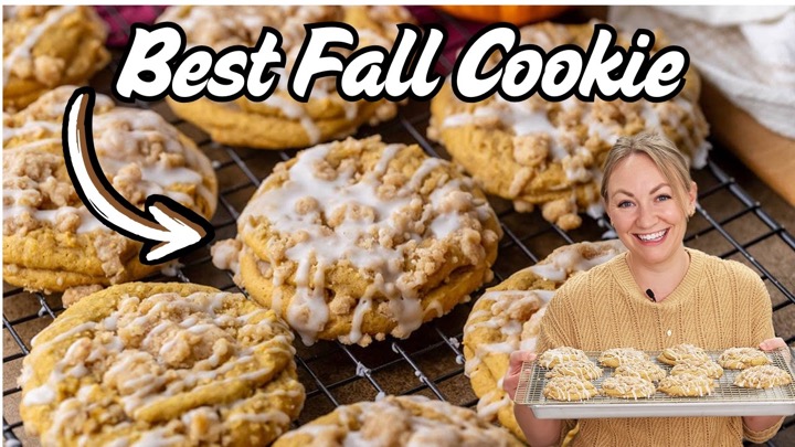 Pumpkin Coffee Cake Cookies Might Be the Best Fall Cookies