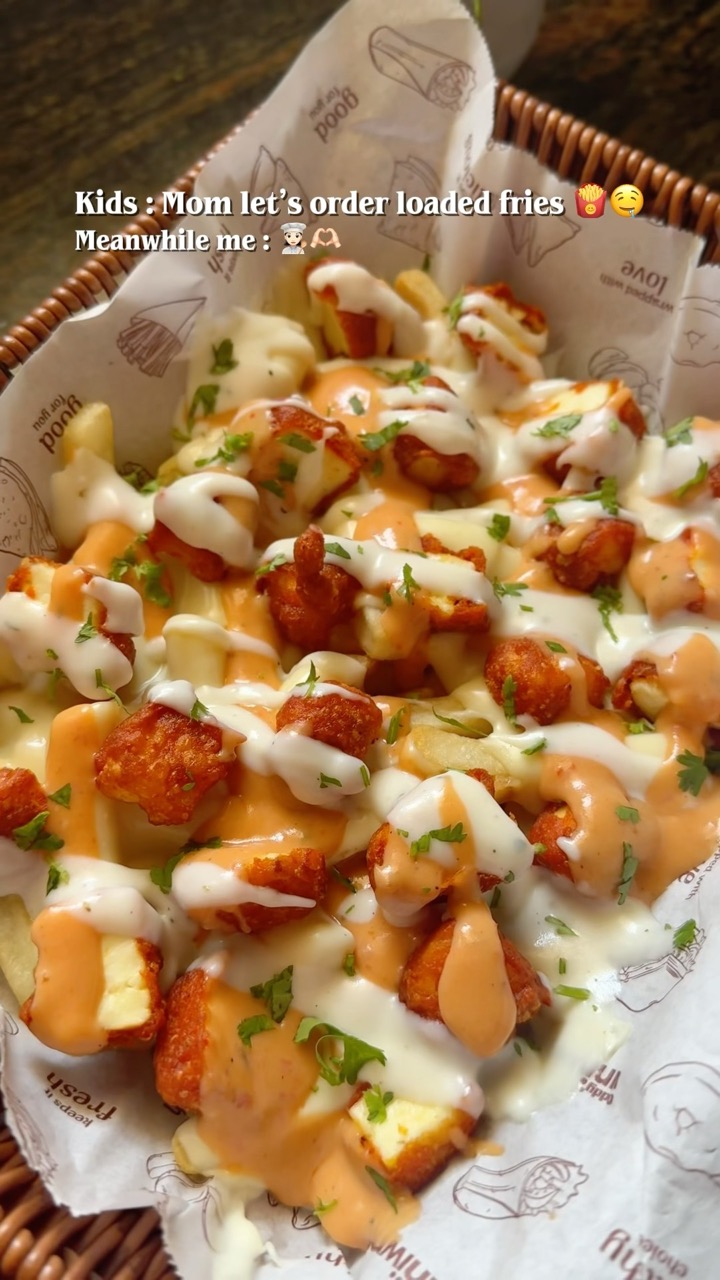 Paneer loaded fries 🍟🤤❤️ #shorts #cooking #foodie #trending #youtubeshorts #viralvideo #easyrecipe