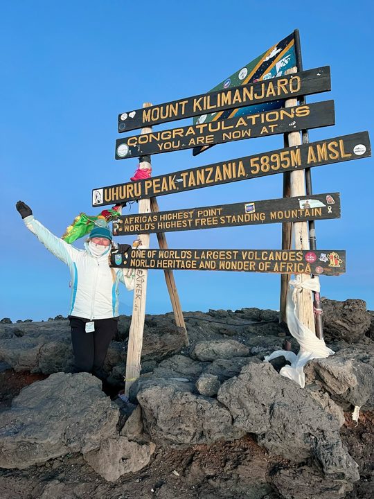 The Roof of Africa, Mount Kilimanjaro 
The highest mountain in Africa; the world’s tallest free-standing mountain at 19,
