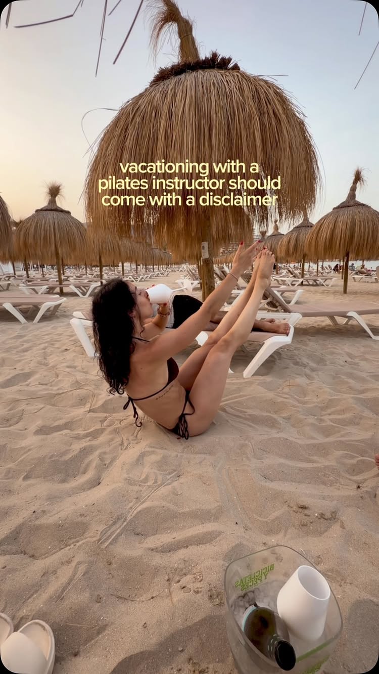 there are two types of people on vacation

____
#Travel #travels #mallorca #vacation #pilates