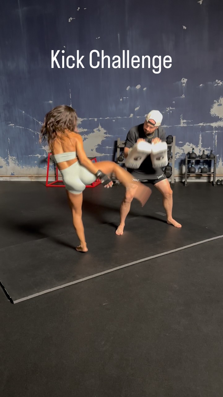 KICK CHALLENGE! Watch until the end & challenge a friend! 😤 @raynavallandingham