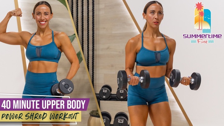 Upper Body Shred Workout | Shoulders, Back, Chest, Biceps & Triceps