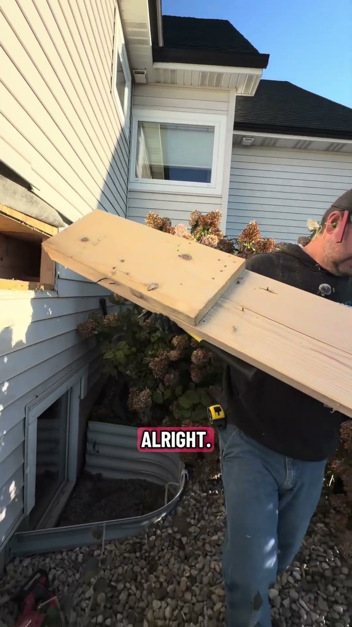 How we move drywall into a #basement #drywall #construction #contractor #tools #remodel #fyp
