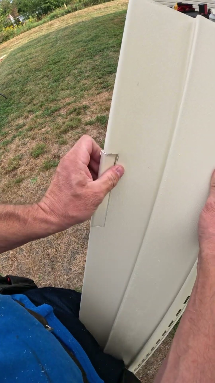 Vinyl siding J block # #contractor #diy #siding #construction #tools #remodel #fyp