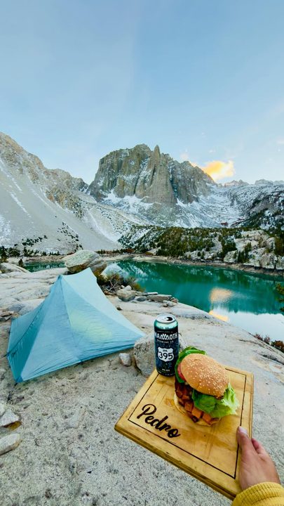 Backpacking + Burger in Big Pine Lakes ⛺️🍔

I couldn’t ask for a better way to end the fall season.
I usually don’t real