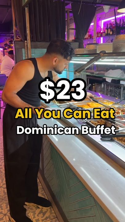 Best All You Can Eat Deals Part 51: @cafenunezny is offering a huge Dominican buffet with unlimited access to 100+ delicious items 🍽️

The deal is only $22.95 Monday through Thursday and $24.95 on Fridays and Saturdays 🤯