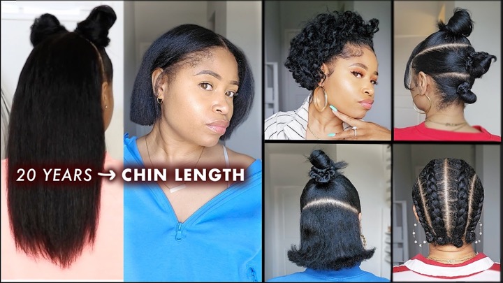 I HAD TO CUT IT ALL OFF! | 4 Quick No-Xtra Heat Styles for Short Natural Hair