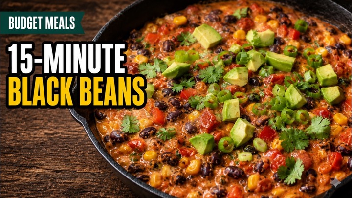 Don't Make Dinner Until You See This 15-Minute Black Bean Trick!