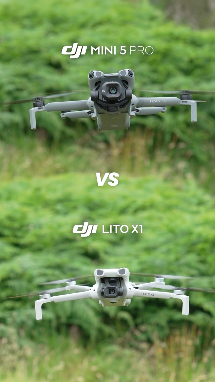 DJI Mini 5 Pro vs DJI Lito X1 - Video Quality Comparison #djimini5pro #djidrone
