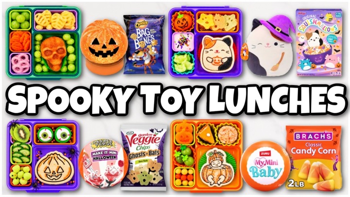MYSTERY HALLOWEEN Toys Picked Our Lunches... One Was a DISASTER!