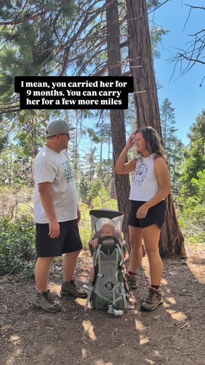 Can you believe he said that?!?

I *can* carry the baby but it's a whole lot nicer when he does it 😂 I mean like he said