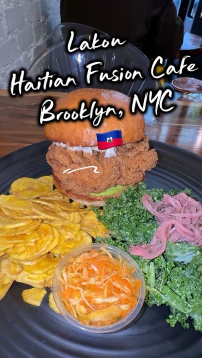 If your tastebuds had a passport… they’d be stamped heavy right now 🇭🇹🔥
. 
@lakoucafe is a Black-owned Haitian fusion cafe in Brooklyn, blending Haitian flavor with that everyday café feel, with both vegan and non-vegan 