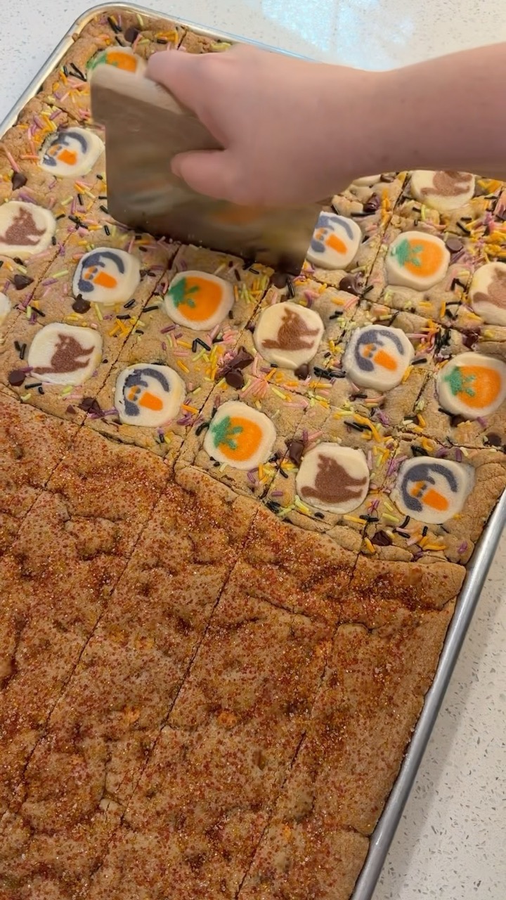 Sheet pan cookies for my son‘s birthday #shorts ￼