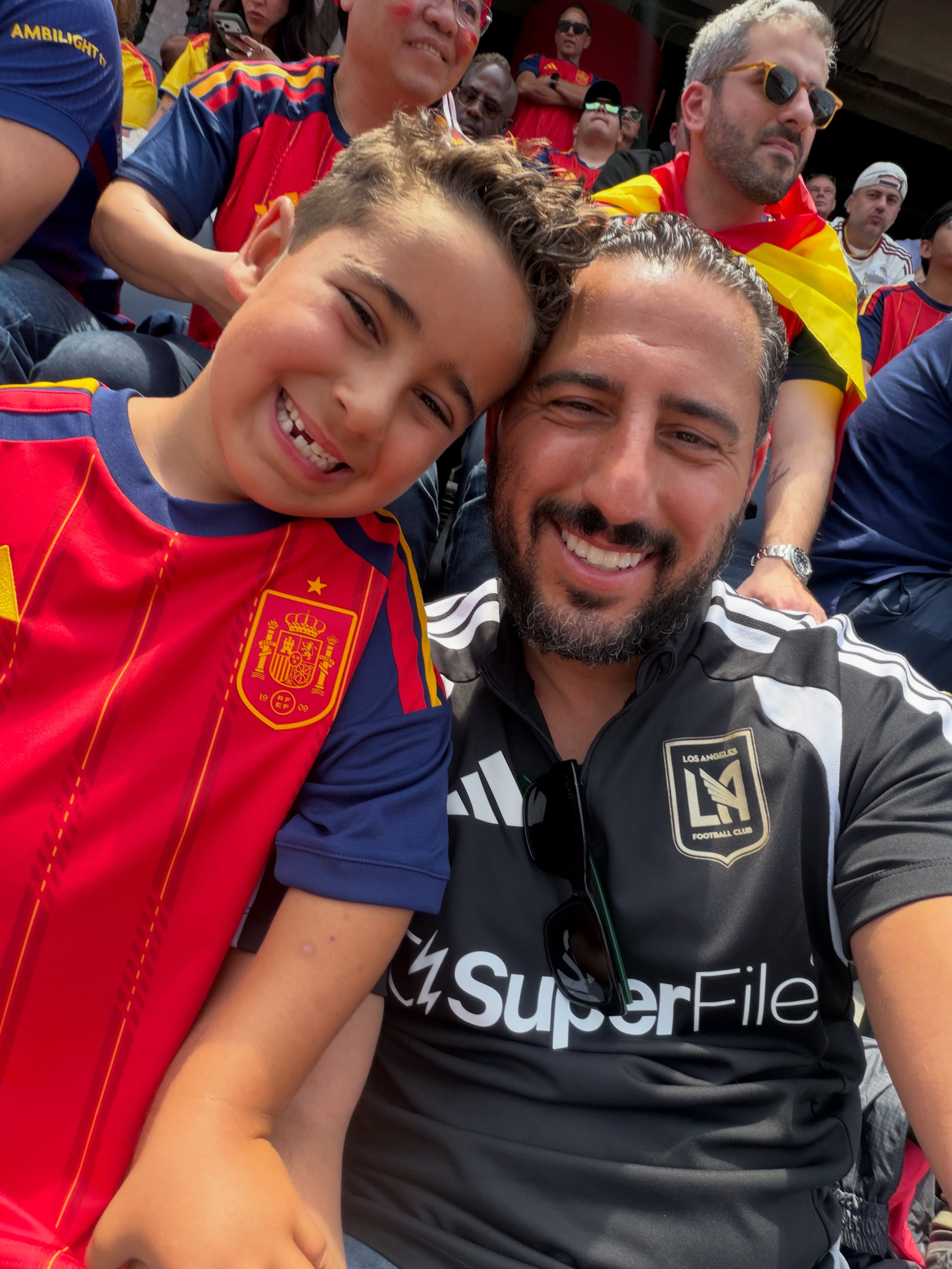 World Cup fun with mini me Ace
